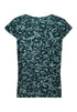 Zabaione Mi44nou Round Neck SS Leaf Print Tee - Emerald SJA-PO-201-0069-6