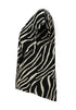 Hailys Women’s Ce44lina Black Zebra Print Top – EcoVero Viscose Short Sleeve Tee – HF-2208012-2