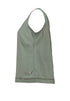 Zabaione Em44ine Open Neck Sleeveless Top - Khaki BAT-101-0110
