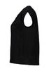 Hailys Women’s Ju44no Black Short Sleeve Top – V-Neck Polyester Viscose Tee – SP-2409055