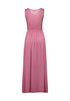 Hailys Women’s Ti44nka Dusty Pink Maxi Dress – V-Neck Wrap Design Full-Length Gown – LF-L01377