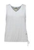 Zabaione Fa44bia Crochet Detail V-Neck Top - White LA-PO-101-0098-2