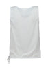 Zabaione Fa44bia Crochet Detail V-Neck Top - White LA-PO-101-0098-2