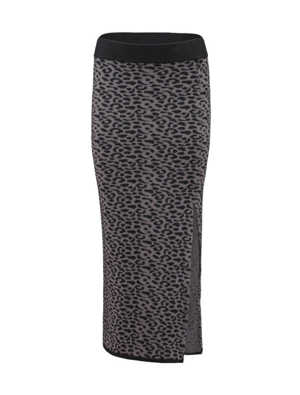 Hailys Cl44aire Skirt Leopard Print SYF-2412022