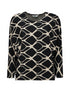Zabaione Le44onie Top with Geometric Print KY-201-0401