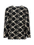 Zabaione Le44onie Top with Geometric Print KY-201-0401