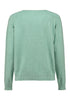 Hailys Women’s As44ra Soft Sage Marl Jumper – Round Neck Knit with Ribbed Cuff and Waistband – DA-PO