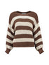 Zabaione Vi44oleta Striped Pullover BK-148-152