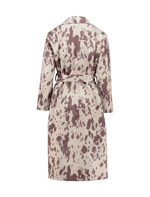 Hailys Do44minica 3/4 Length Coat DO-6738 Cow Print