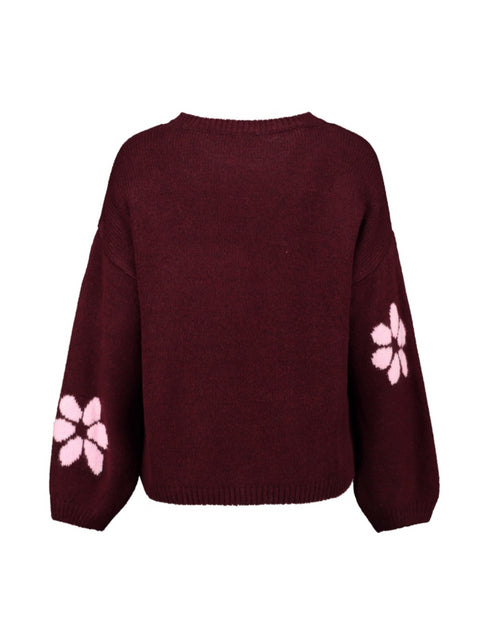 Hailys LS A SK Fl44ower Women’s Top