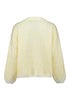 Hailys Women’s Le44ni Leopard Print Cardigan – Yellow & White Cozy Long Sleeve Knit – UNF-5151