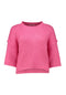 Hailys Women’s Ta44ra Candy Pink Knit Jumper – 3/4 Wide Sleeve Round Neck Sweater – SYF-2505095