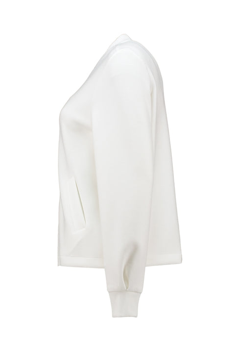 Hailys Ke44nny V-Neck Zip Jacket - Off White KY-2505127