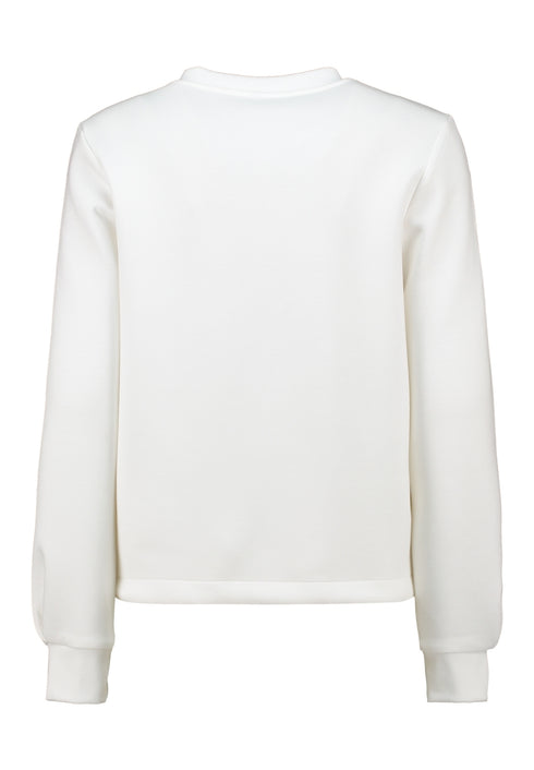Hailys Ke44nny V-Neck Zip Jacket - Off White KY-2505127