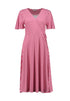 Zabaione Ce44ce Wrap Detail SS Dress - Orchid Stripe KY-151-0287-2