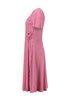 Zabaione Ce44ce Wrap Detail SS Dress - Orchid Stripe KY-151-0287-2