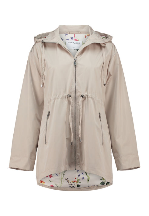 Zabaione Al44ison Hooded Full Zip Jacket - Nature XX-C-401-0228
