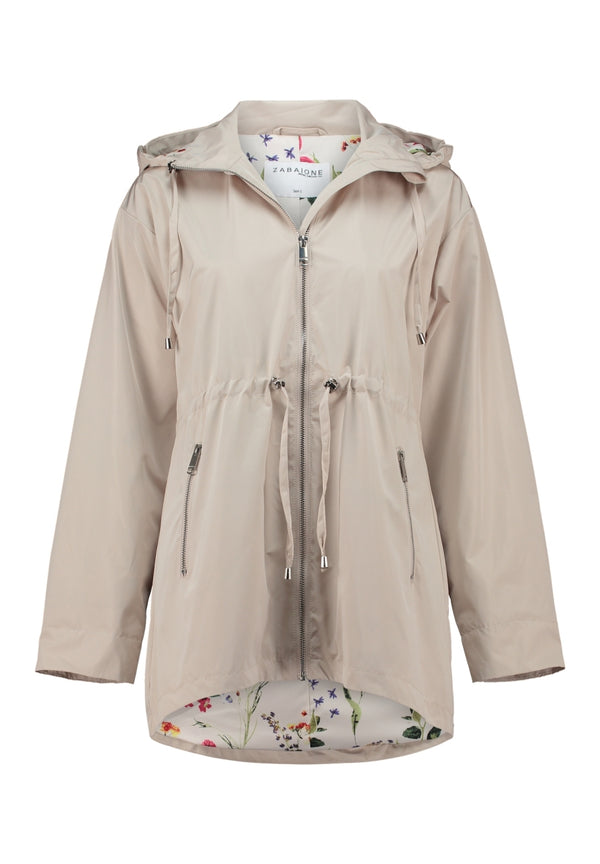 Zabaione Al44ison Hooded Full Zip Jacket - Nature XX-C-401-0228