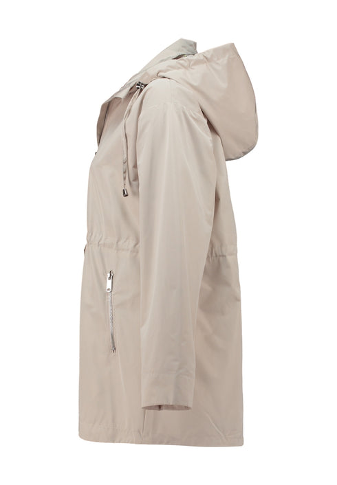 Zabaione Al44ison Hooded Full Zip Jacket - Nature XX-C-401-0228