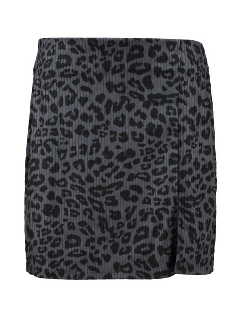 Hailys Women's Me44llana Skirt – Grey Leopard Print SH P ST
