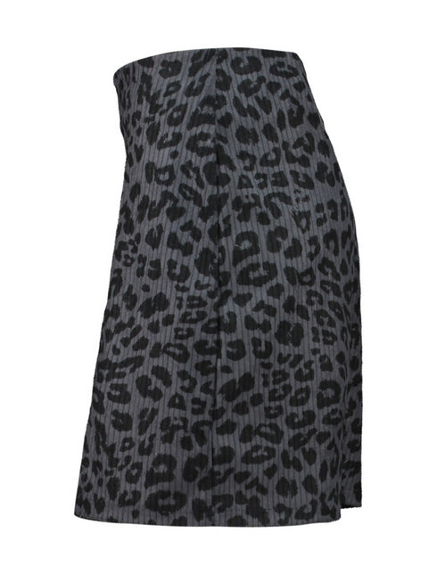 Hailys Women's Me44llana Skirt – Grey Leopard Print SH P ST