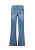 Hailys Women’s Ke44rli Light Blue Flared Jeans – Floral Pocket Detail High-Waist Denim – VF-2508179