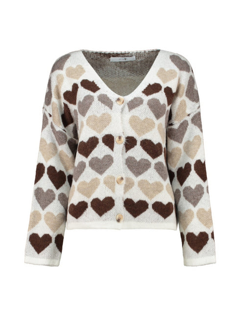 Hailys Sa44nna Cardigan – Hearts UNF-5174