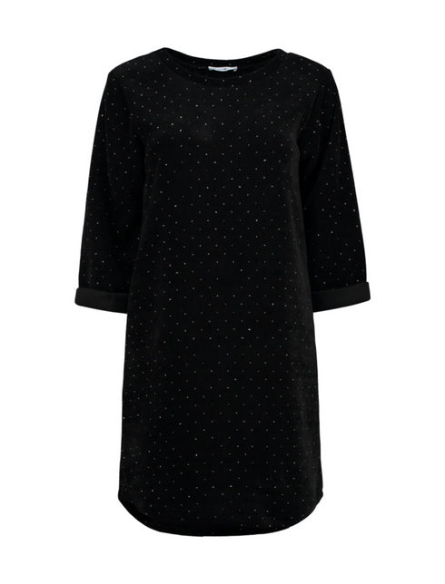 Hailys Po44lly Evening Dress DO-6677-A – Black Glitter Party Dress