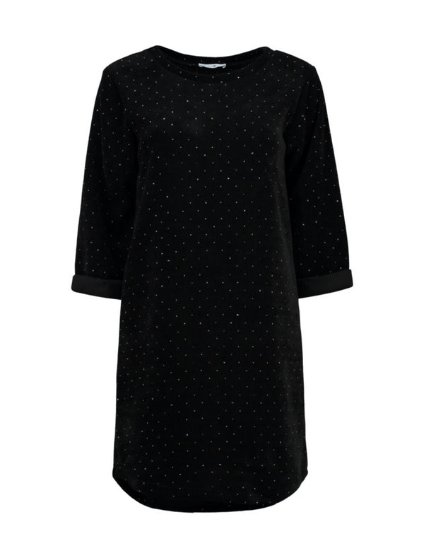 Hailys Po44lly Evening Dress DO-6677-A – Black Glitter Party Dress