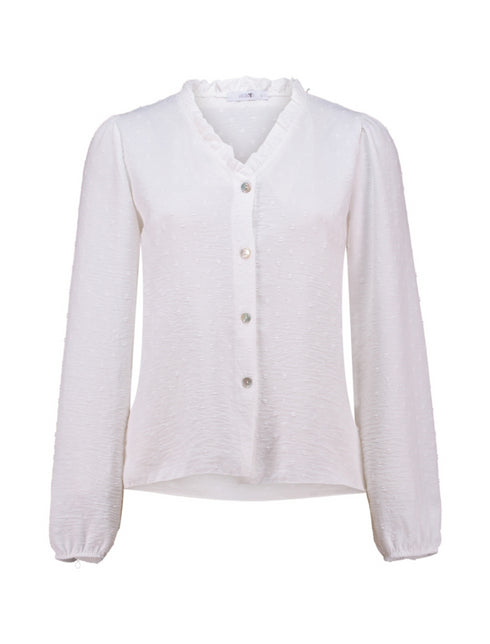 Hailys Women’s Za44hra Blouse – White JUS-21217