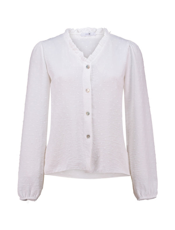 Hailys Women’s Za44hra Blouse – White JUS-21217