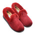 Padders Repose 406/5197 Winter Red Sparkle Slippers - Wide Fit Memory Foam Comfort