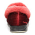 Padders Repose 406/5197 Winter Red Sparkle Slippers - Wide Fit Memory Foam Comfort
