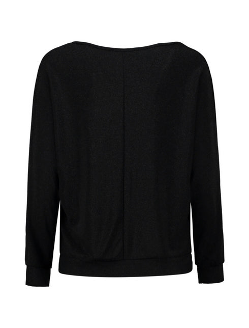 Zabaione LI44ARA Women’s Top – Stylish Round Neck Loose Fit BK108-928