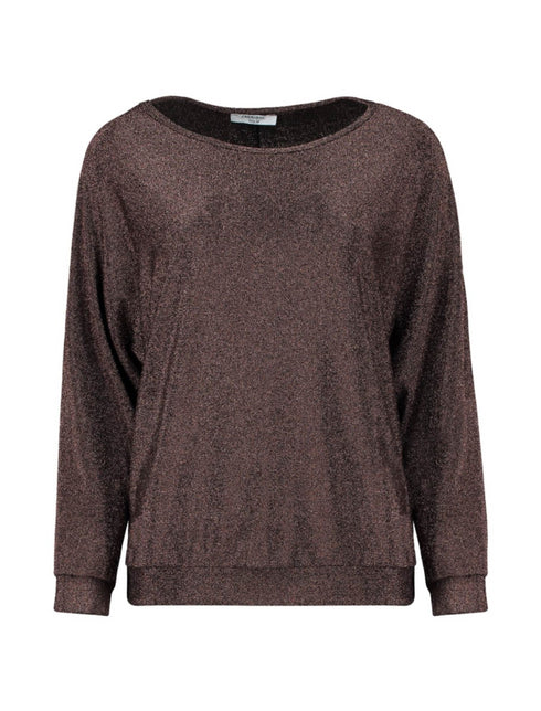 Zabaione LI44ARA Women’s Top – Stylish Round Neck Loose Fit BK108-928