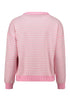 Hailys Women’s Me44rle Patterned Wide-Neck Jumper – Offwhite & Pink Candy Knit – AFM-93190