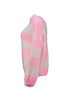 Hailys Ch44arlie High Neck Striped Jumper - Off White/Light Candy KST-65014