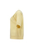 Hailys Si44nead Short Sleeve Top Butter Yellow Round Neck KES-23135