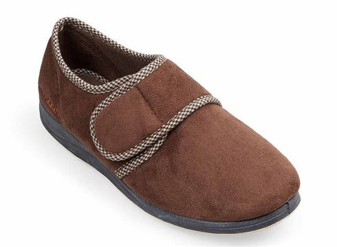 Padders Harry 410 Men's Wide-Fit Slippers - Memory Foam Comfort