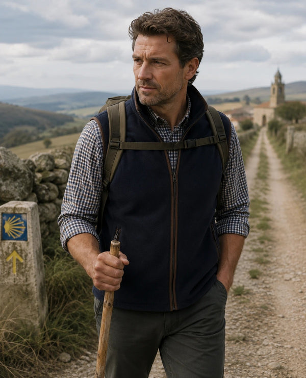 Vedoneire Men's Fleece Gilet 4191 Navy