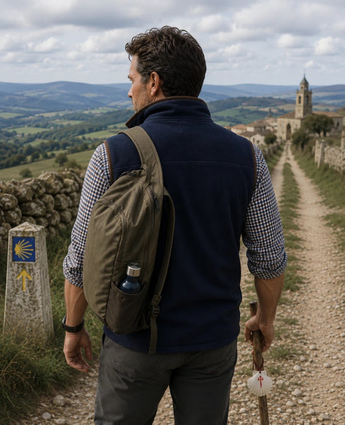 Vedoneire Men's Fleece Gilet 4191 Navy