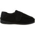 Padders Wrap 429 Men's Black Wide-Fit Slippers - Easy-Access Velcro Closure with Memory Foam Comfort