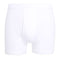 CECEBA Men’s White Cotton Trunks – Long Leg Slim Fit with Open Fly, 1 Pack