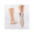 Rieker 43150-60 Women's Beige Buckle Detail Comfort Slingback Pumps
