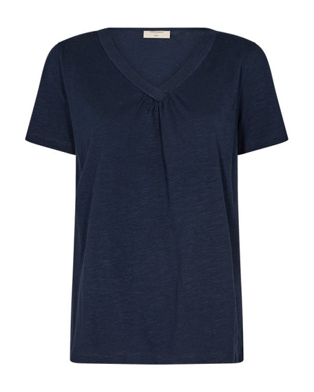 FreeQuent FQSABINA-V-SS-TWIST Short Sleeve Top 120494