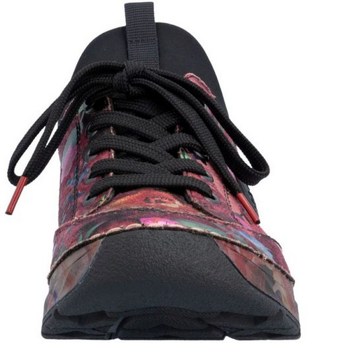 Rieker Multicolored Wedge Sole Lace Up Drysport Comfort Trainers 44569-90