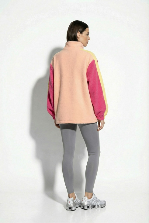 USCO Women's Horizon Limited Edition 1/4 Zip Fleece Pink Sunset US45520