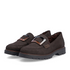Rieker Buckle Loafers 45553-25 - Dark Brown