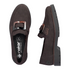 Rieker Buckle Loafers 45553-25 - Dark Brown