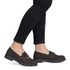 Rieker Buckle Loafers 45553-25 - Dark Brown